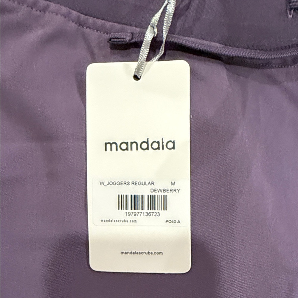 NWT Mandala Purple Jogger Pants Sz Medium - Picture 3 of 6